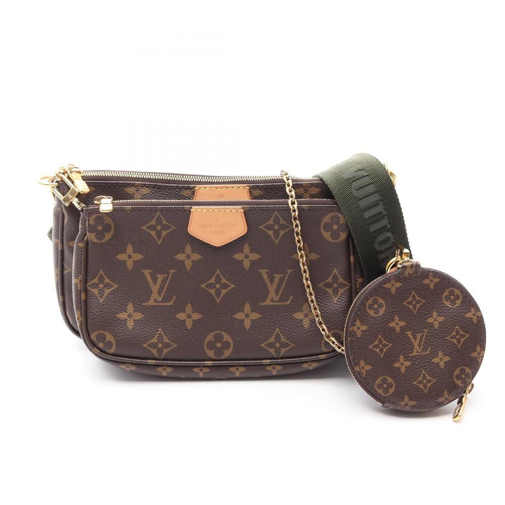 Louis Vuitton Multi Pochette Accessoires Shoulder Bag Canvas Leather Monogram